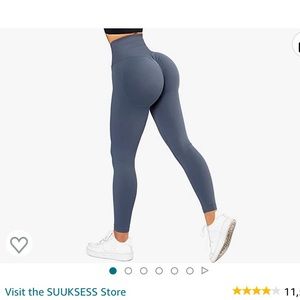 SUUKSESS High waisted seamless scrunch leggings